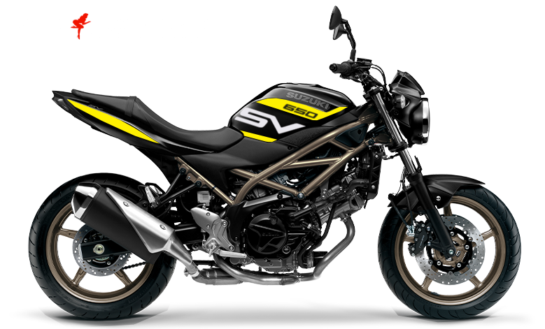 Foliendesign Suzuki SV 650 2023 Hornet Yellow