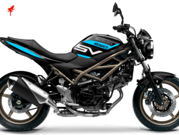 Foliendesign Suzuki SV 650 2023 Light Blue