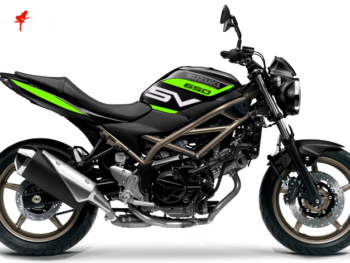 Foliendesign Suzuki SV 650 2023 Limegreen