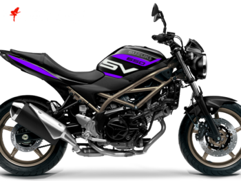 Foliendesign Suzuki SV 650 2023 Manga Violett