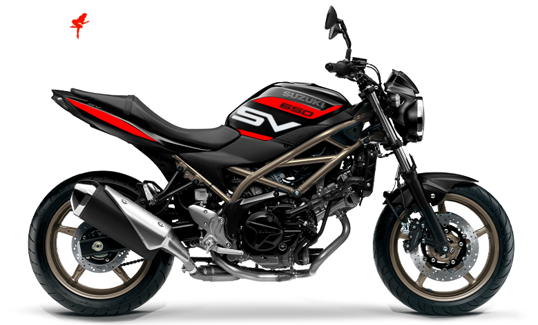 Foliendesign Suzuki SV 650 2023 Racing Red