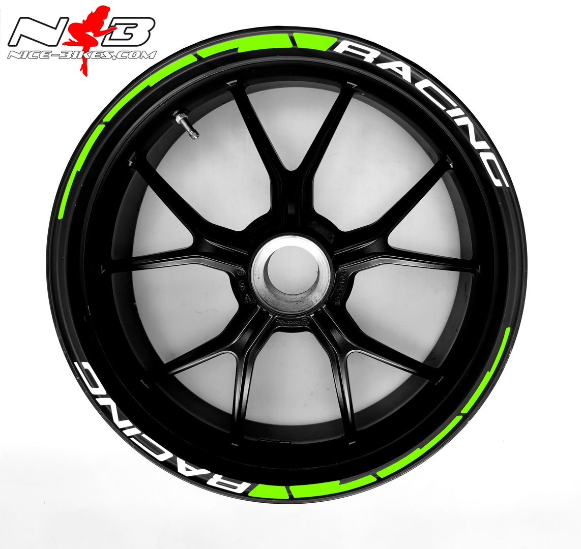 Felgendekor SPEED RACING Limegreen
