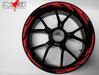 Speed Felgendekor Racing Red