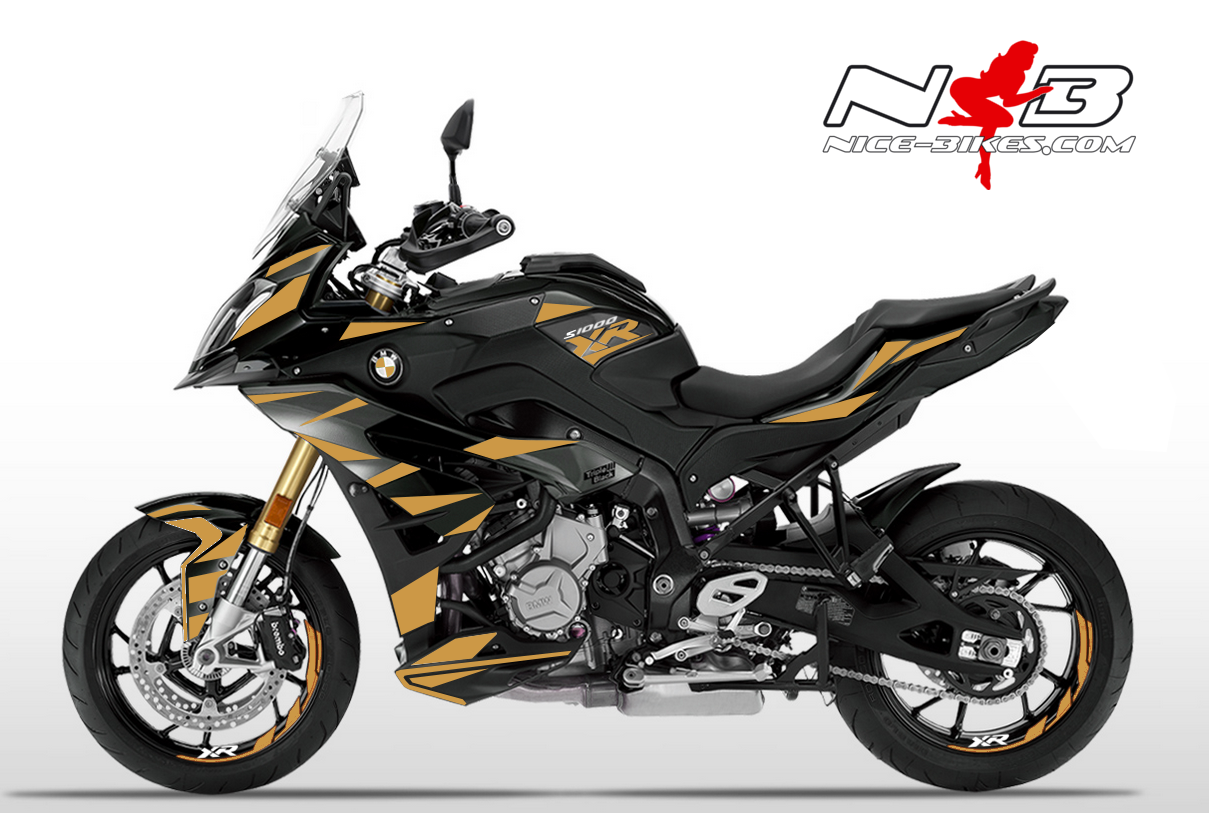 S1000XR Speed EDITION gold auf schwarzer Maschine 2019