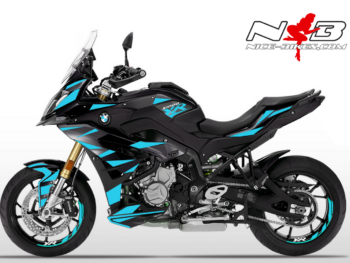 S1000XR Speed EDITION hellblau auf schwarzer Maschine 2019