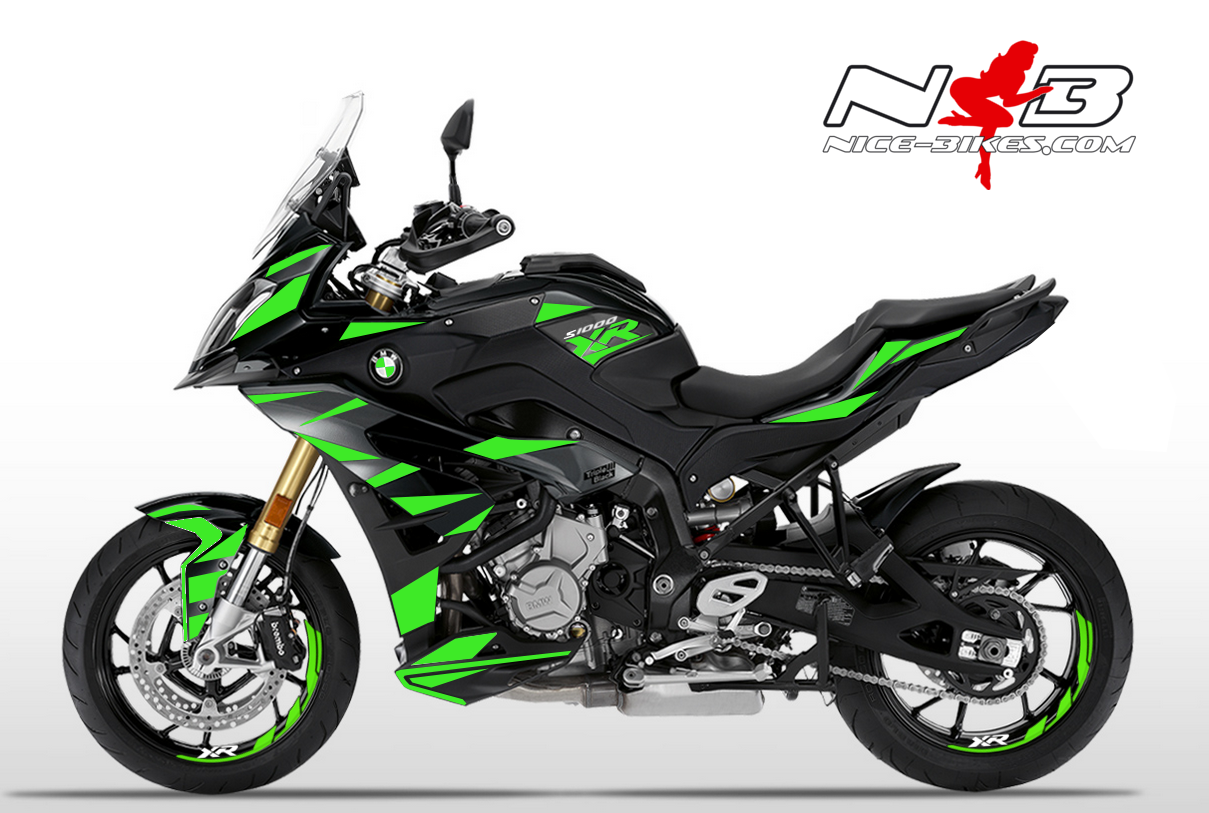 S1000XR Speed EDITION limegreen auf schwarzer Maschine 2019