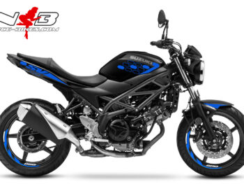 SV-650 blau auf schwarzer Maschine