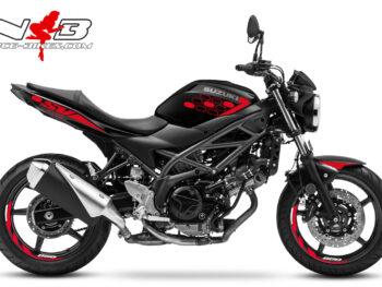 SV-650 rot auf schwarzer Maschine