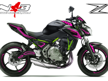 Z650 2019 neonpink für schwarze Maschine