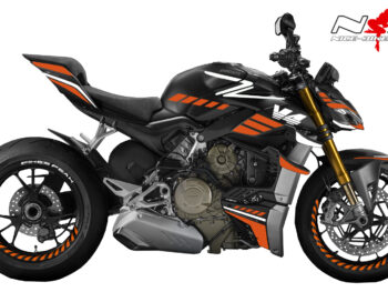 Foliendesign DUCATI Streetfighter ab 2021 SPEED Evil Orange