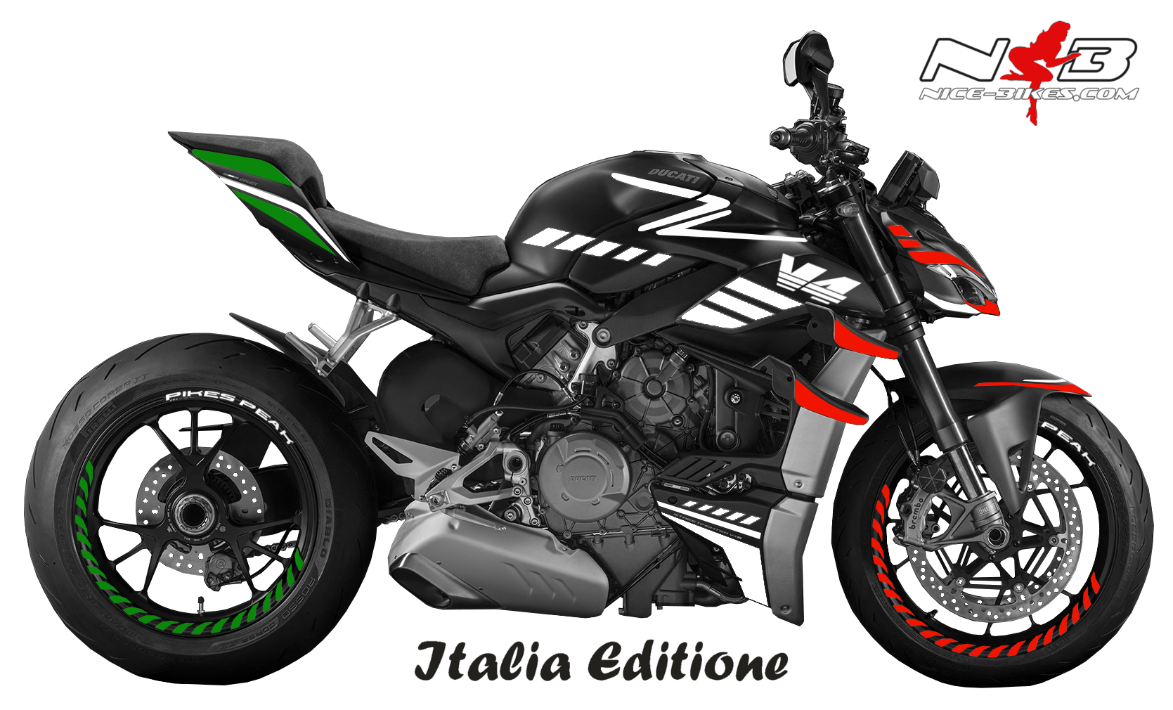 Foliendesign DUCATI Streetfighter ab 2021 SPEED Italia Editione