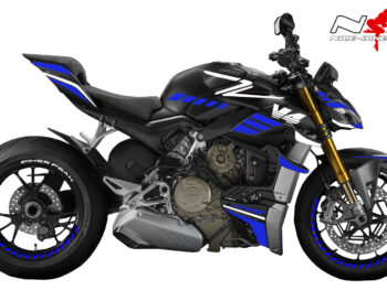 Foliendesign DUCATI Streetfighter ab 2021 SPEED Racing Blue