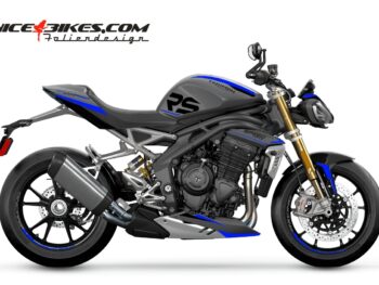 Foliendesign SPEED TRIPLE 1200 24 Racing Blue