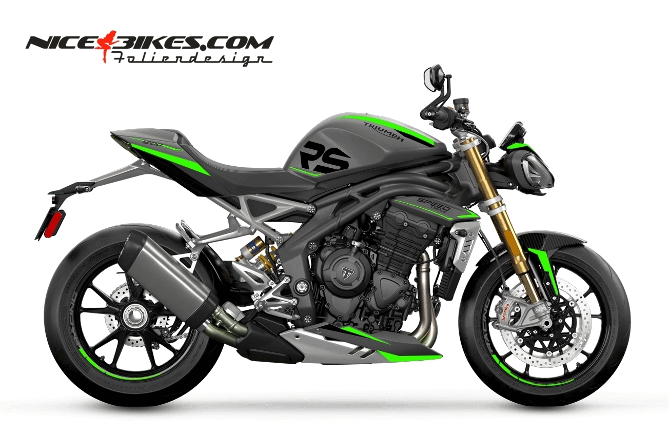 Foliendesign SPEED TRIPLE 1200 24 Limegreen