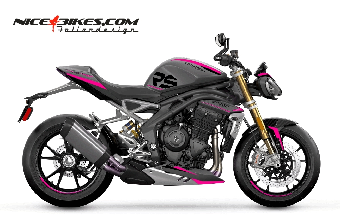Foliendesign SPEED TRIPLE 1200 24 Pretty Pink