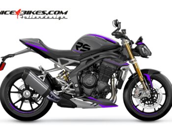 Foliendesign SPEED TRIPLE 1200 24 Manga Violett