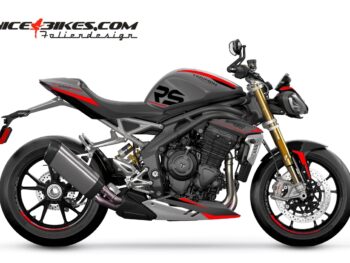 Foliendesign SPEED TRIPLE 1200 24 Racing Red