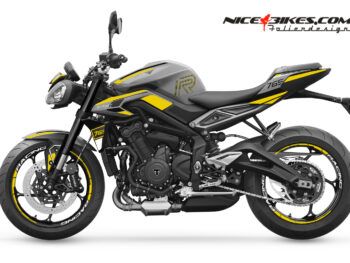 Foliendesign Street Triple 765 2024 Hornet Yellow