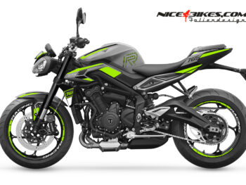Foliendesign Street Triple 765 2024 Limegreen