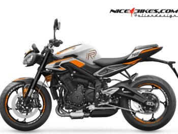 Foliendesign Street Triple 765 2024 Evil Orange