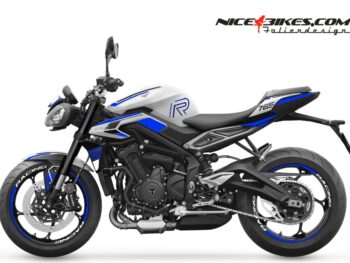 Foliendesign Street Triple 765 2024 Racing Blue
