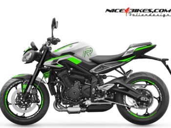 Foliendesign Street Triple 765 2024 Limegreen