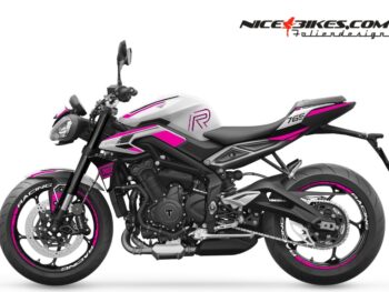 Foliendesign Street Triple 765 2024 Pretty Pink