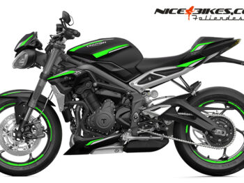 Foliendesign Triumph Street Triple RS B.j. 2021 Lime Green