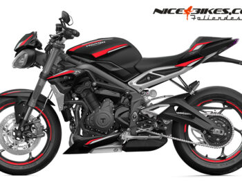Foliendesign Triumph Street Triple RS B.j. 2021 Racing Red