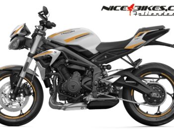 Foliendesign Triumph Street Triple RS B.j. 2021 Olympic Gold