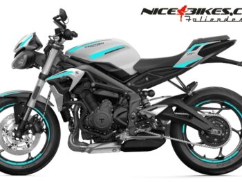 Foliendesign Triumph Street Triple RS B.j. 2021 Light Blue