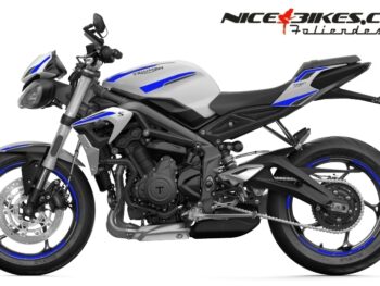 Foliendesign Triumph Street Triple RS B.j. 2021 Racing Blue