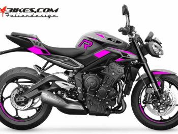 Foliendesign Street Triple 765 2023 Pretty Pink