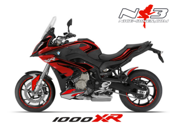 BMW S1000XR EDITION schwarz auf roter Maschine 2017-18