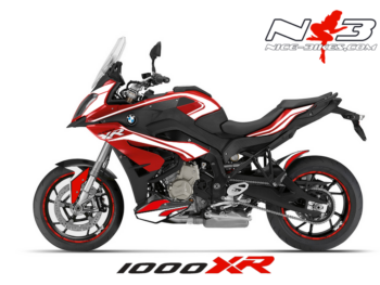 BMW S1000XR EDITION weiß auf roter Maschine 2015 /2016