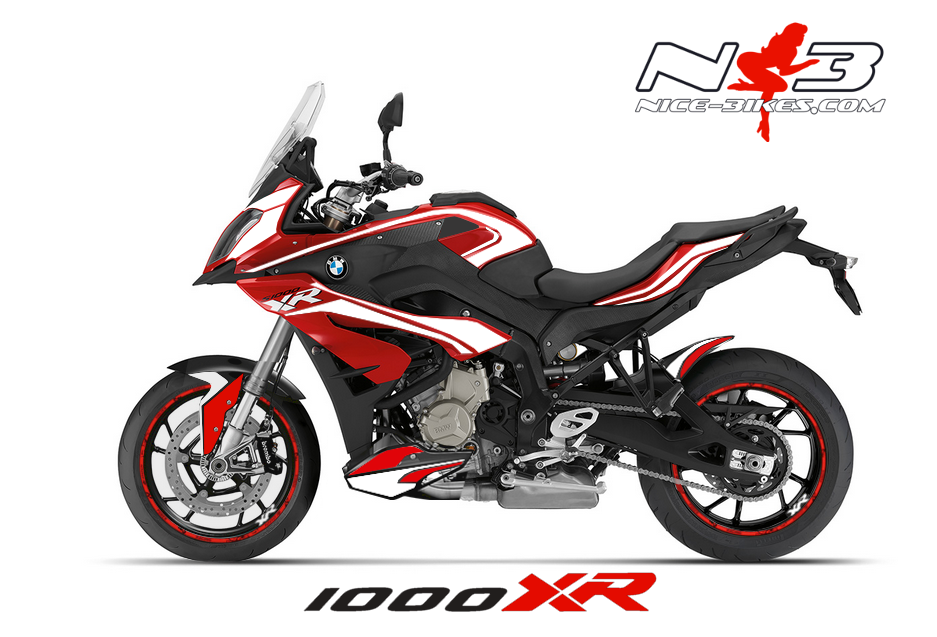 BMW S1000XR EDITION weiß auf roter Maschine 2015 /2016
