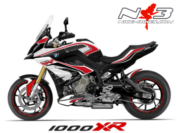 BMW S1000XR EDITION rot auf weißer Maschine 2015 /2016