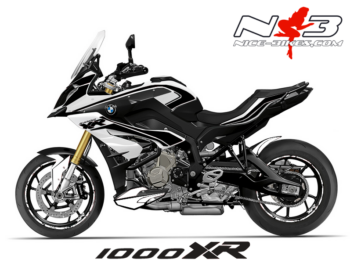 BMW S1000XR EDITION schwarz (in matt oder glänzend) auf weißer Maschine2015 /2016