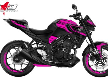 Foliendesign YAMAHA MT03 Bj. 2020 Pretty Pink