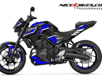 Foliendesign Yamaha MT03 Racing Blue
