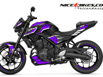 Foliendesign Yamaha MT03 Manga Violett