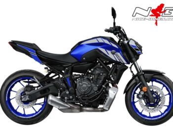 Foliendesign YAMAHA MT07 B.j. 2021 Racing Blue