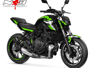 Foliendesign YAMAHA MT-07 Limegreen