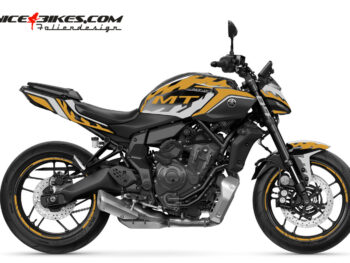 Foliendesign Yamaha MT07 Olympic Gold