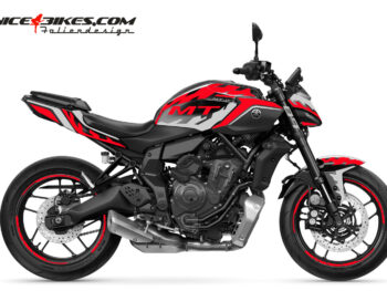 Foliendesign Yamaha MT07 Racing Red