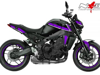 Foliendesign YAMAHA MT09 B.j. 2021 Manga Violett