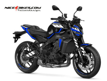 Foliendesign Yamaha MT09 24 Racing Blue 2