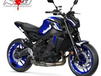 Foliendesign YAMAHA MT-09 Bj. 2022 Racing White