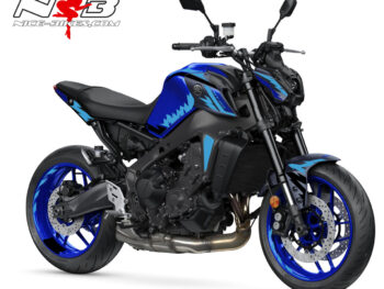 Foliendesign YAMAHA MT-09 Bj. 2022 Light Blue
