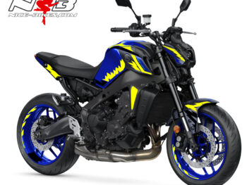 Foliendesign YAMAHA MT-09 Bj. 2022 Neon Yellow